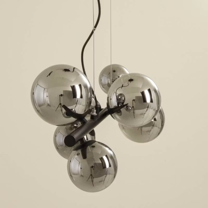 Taklampa MOLEKYL L58 Svart