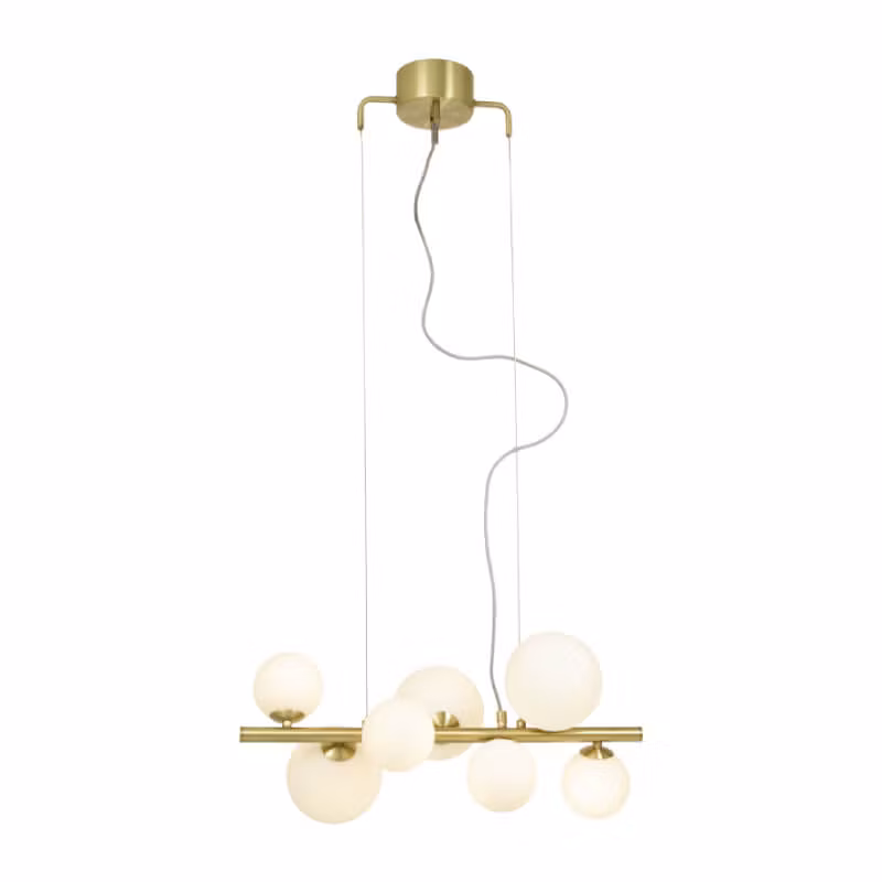 Taklampa MOLEKYL L58 Matt Mässing