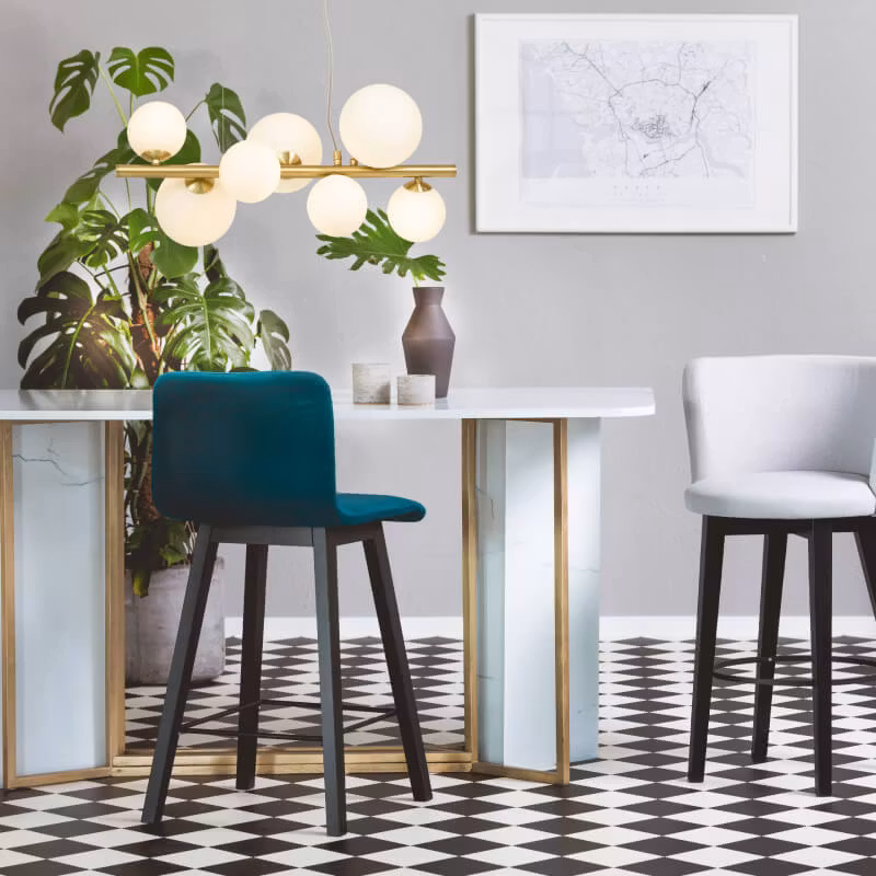 Taklampa MOLEKYL L58 Matt Mässing