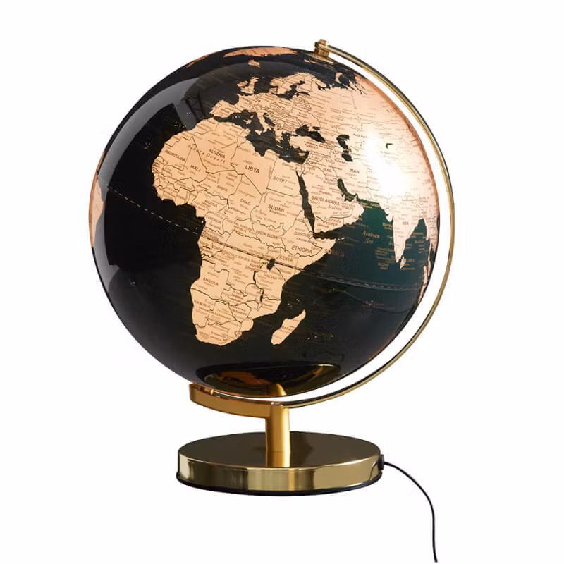 Bordslampa Jordglob Grön 30 cm