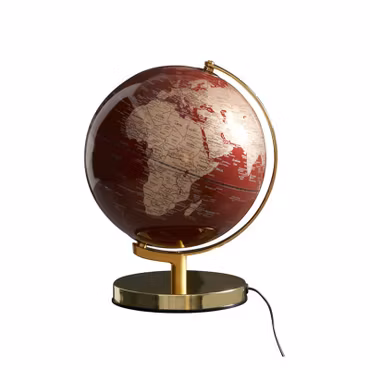 Bordslampa Jordglob Röd 25 cm