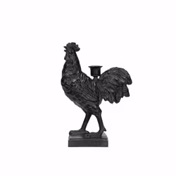 Ljusstake tupp brun 22x12x31,5 cm