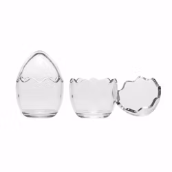 Äggskål glas Candy Ø10x13 cm