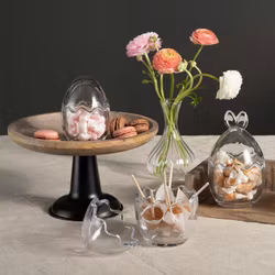 Äggskål glas Candy Ø10x13 cm