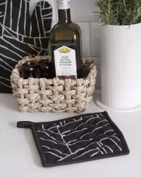 Grytlapp Brunneby randig Svart