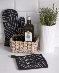 Grytlapp Brunneby randig Svart