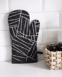 Grytvante Brunneby randig Svart