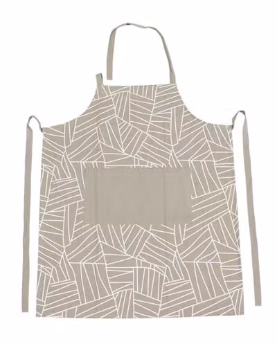 Förkläde Brunneby randig