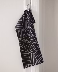 Kökshandduk Brunneby randig Svart