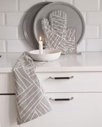Kökshandduk Brunneby randig
