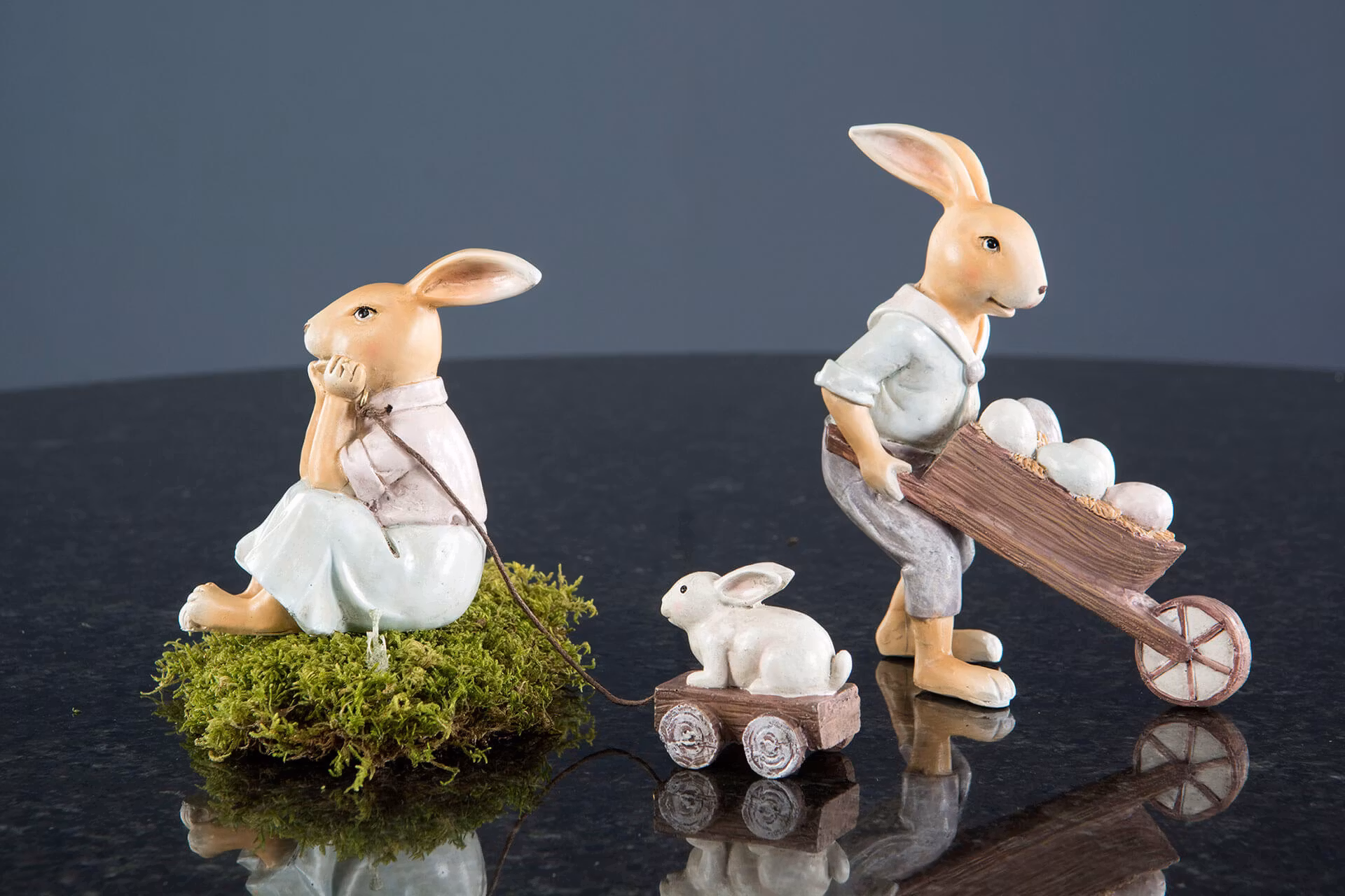 Kaninpar kärra vagn mix