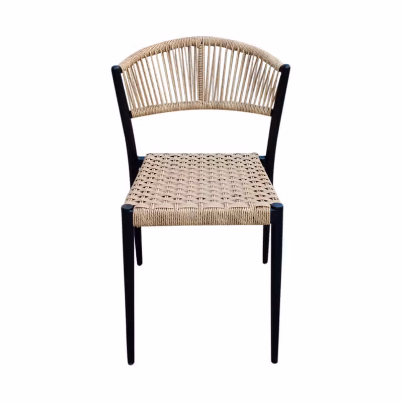 Stol Astrid  - Natur/svart