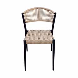 Stol Astrid  - Natur/svart