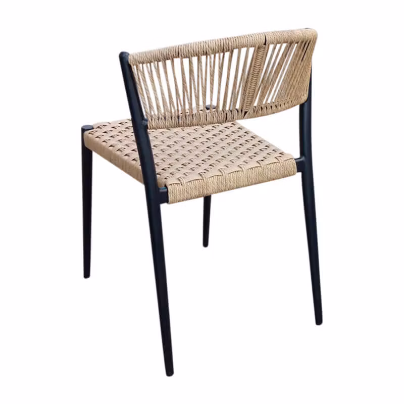 Stol Astrid  - Natur/svart