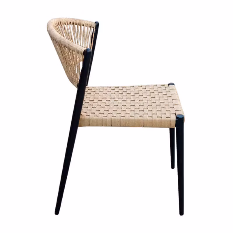 Stol Astrid  - Natur/svart