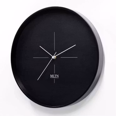 Klocka MLTN - PLUS - Svart/Svart