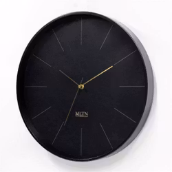 Klocka MLTN - LINE - Svart/Guld