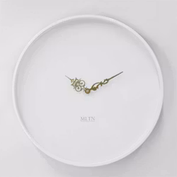 Klocka MLTN - LESS - Vit/Vit
