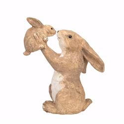 Kanin Brun Lekfull Poly