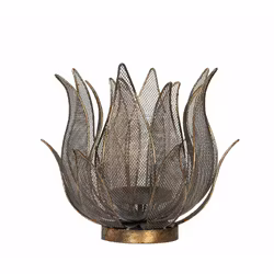 Ljuslykta Grace Antik Mässing