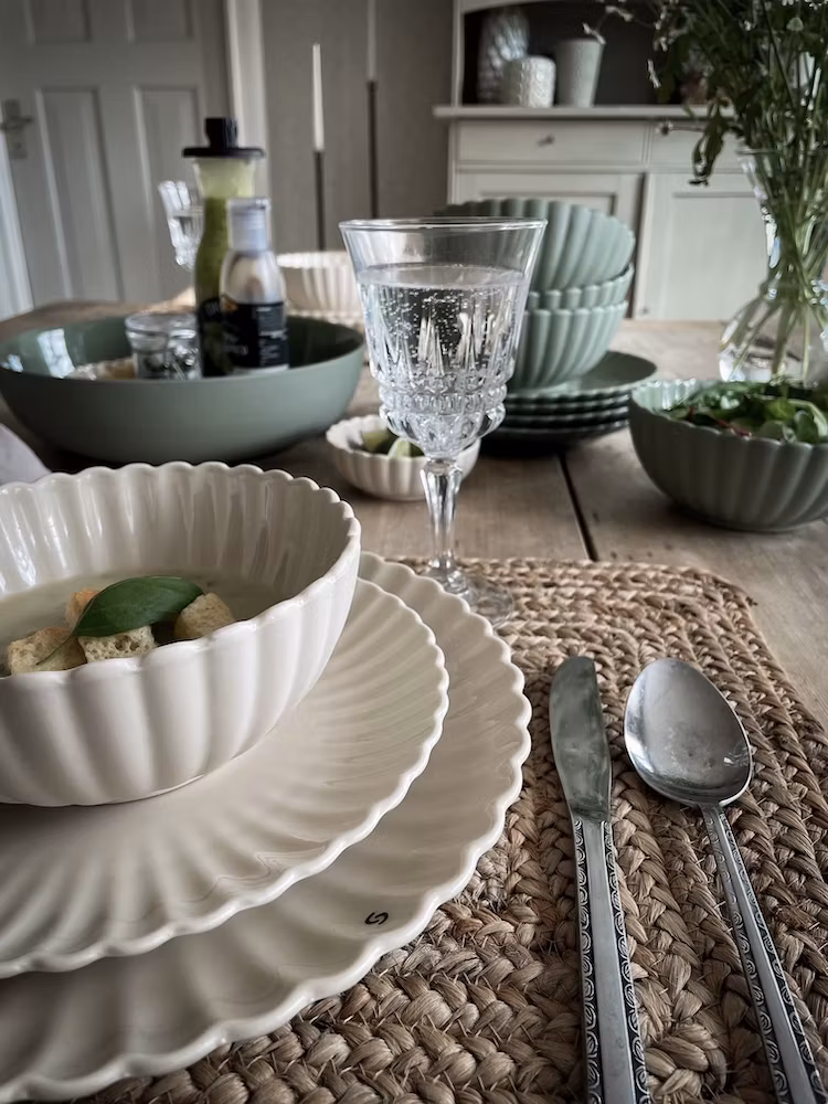 Skål FLORA Beige 15 cm