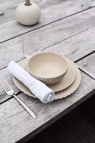 Skål FLORA Beige 15 cm