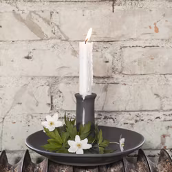 Ljusstake Bondstorp mörkgrå