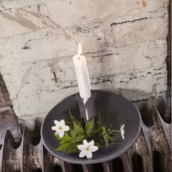 Ljusstake Bondstorp mörkgrå