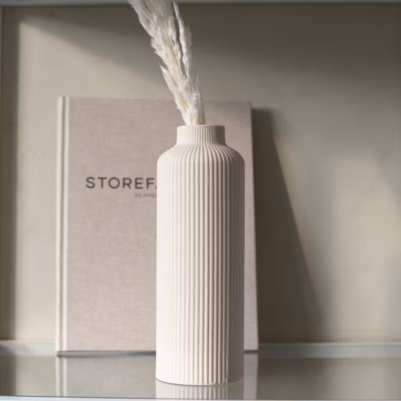 Ådala beige keramikvas