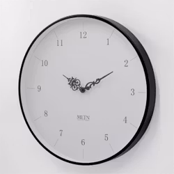 Klocka MLTN - MORE - Svart/Vit