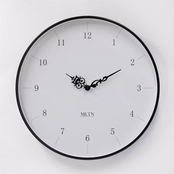 Klocka MLTN - MORE - Svart/Vit