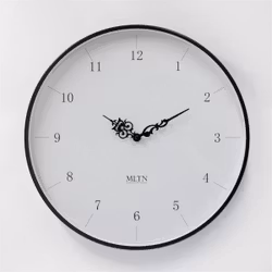 Klocka MLTN - MORE - Svart/Vit