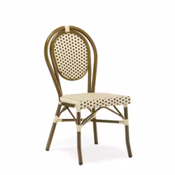 Utomhus stol Paris I creme-brun