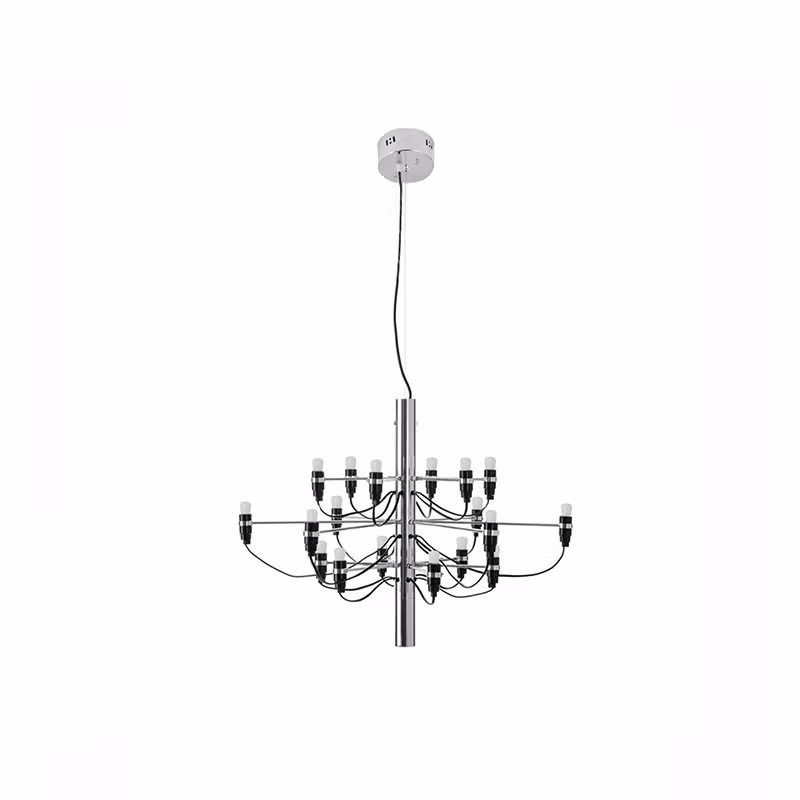Taklampa trendy silver 18 armar