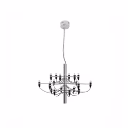 Taklampa trendy silver 18 armar