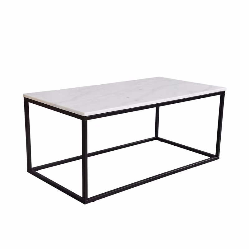 Accent carrara marmor toppskiva, bordsskiva 110×60 cm