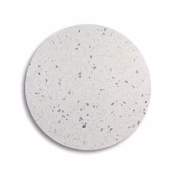 Air bordsskiva, Ø85, Bianco Terrazzo