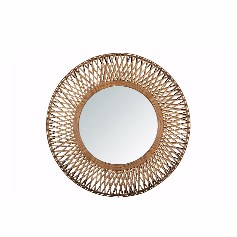 Spegel Net Bambu Ø80x11 cm