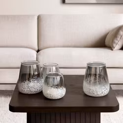 Ljuslyktor i glas 11x13cm