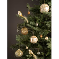 Glaskula Lola Champagne Ø10cm 2-pack