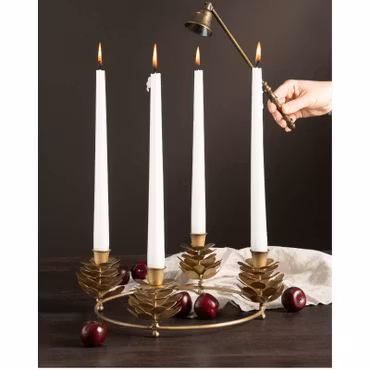 Ljusstake Kotte Antik Mässing