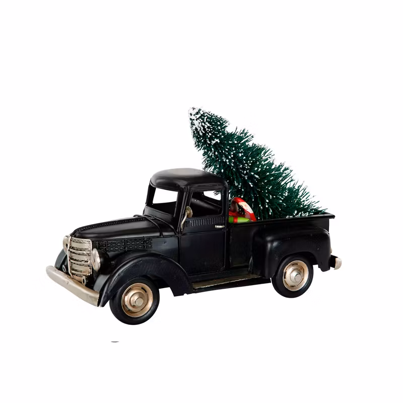 Lastbil Gran svart metall