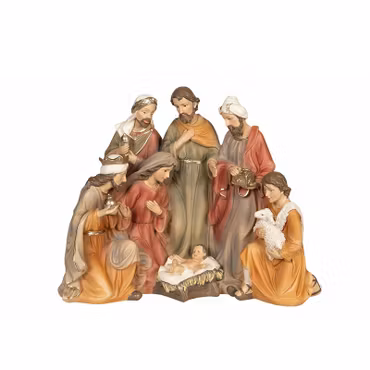 Julkrubba färg poly 23x12x19,5 cm