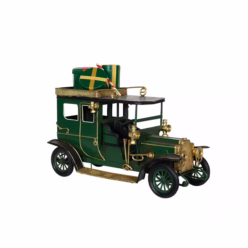 Bil Oldtimer grön metall
