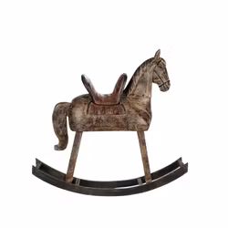 Gunghäst Troja skrin natur 52x15x50 cm