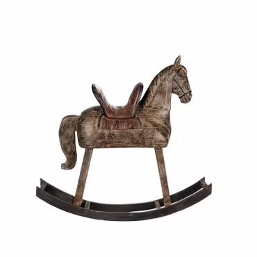 Gunghäst Troja skrin natur 52x15x50 cm