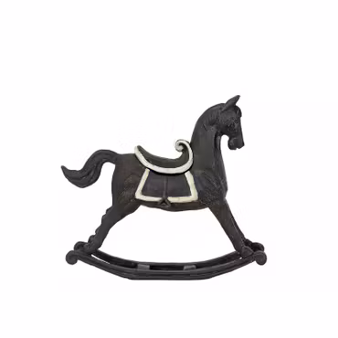 Gunghäst Troja skrin svart 36x10x30 cm
