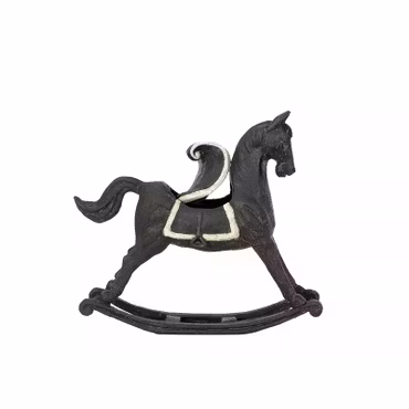 Gunghäst Troja skrin svart 36x10x30 cm