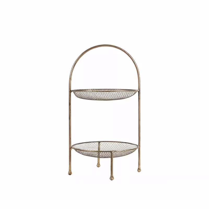 Våningsfat Nät G.Brun Ø27x46 cm