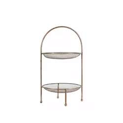 Våningsfat Nät G.Brun Ø27x46 cm